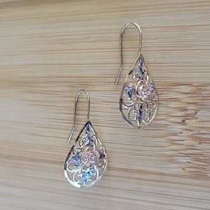 Vintage Rose Earrings